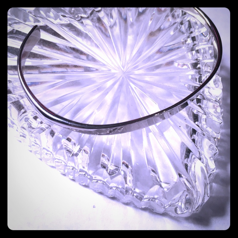 Silver cuff bracelet